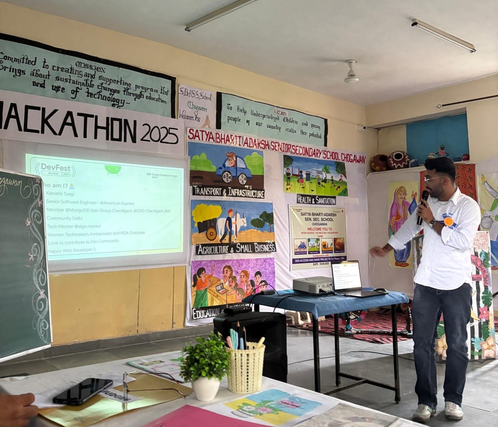 Bharti Foundation School Hackathon highlight 2
