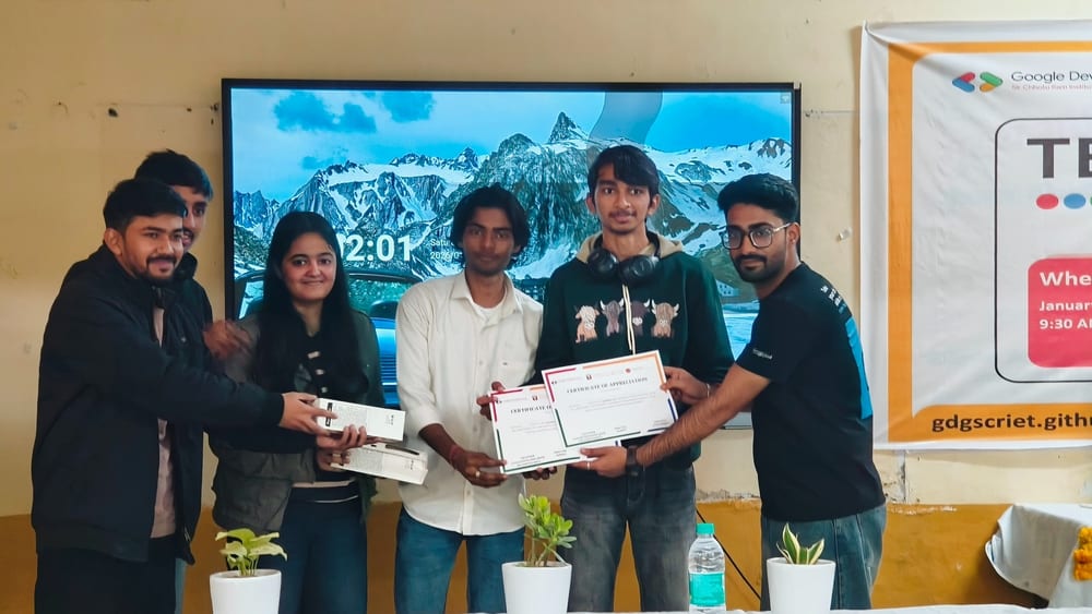 GDG On Campus Hackathon — SCRIET highlight 7